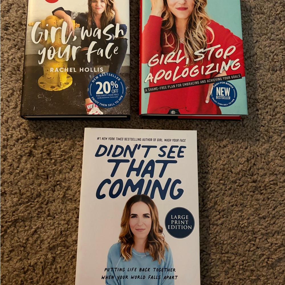 Set of Three Motivational Books by Rachel Hollis